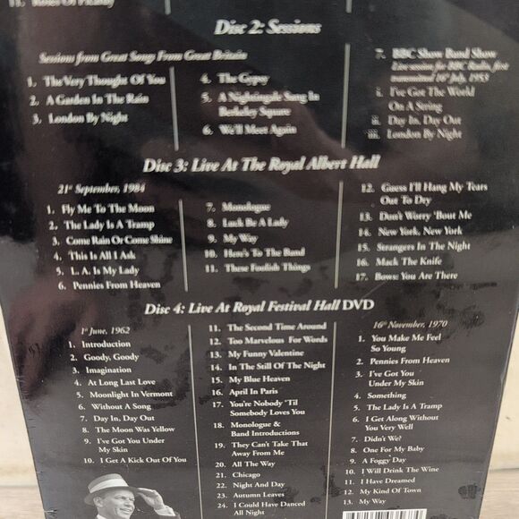 London by Frank Sinatra (CD, 2014) 3 CD 1 DVD BOX SET BRAND NEW FACTORY SEALED - Picture 4 of 9